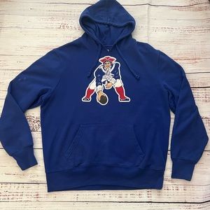 Vintage New England Patriots sweatshirt hoodie Pat Patriot XL